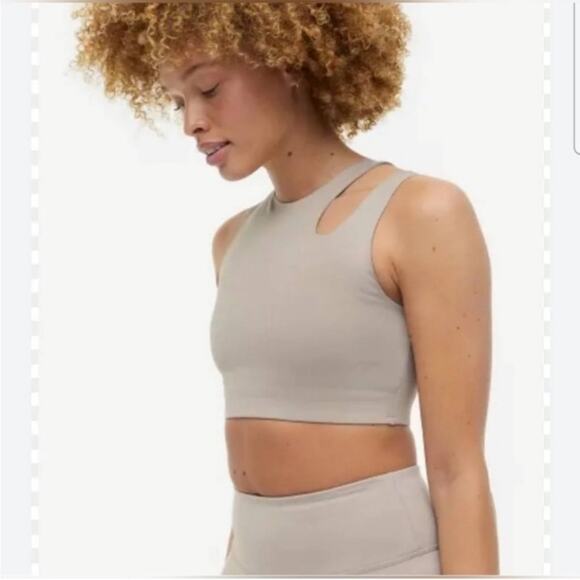 H&M Move Black Cut Out Shoulder Sports Bra - Picture 3 of 7